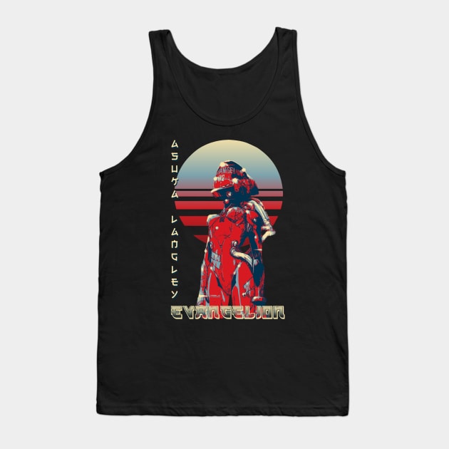 Asuka Langley Tank Top by Retrostyle